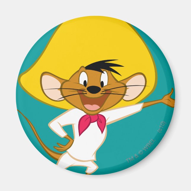 Aimant SPEEDY GONZALES™ debout (Devant)