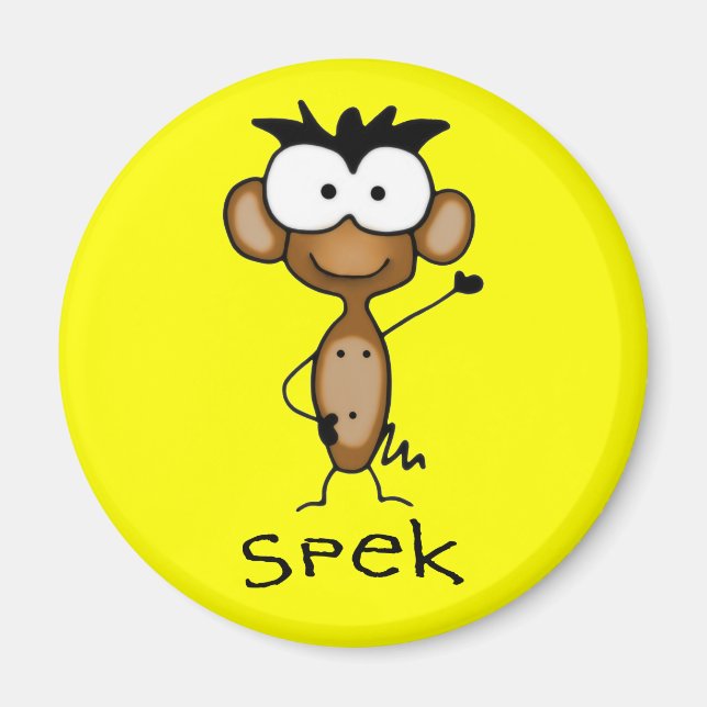 Aimant Spek l'aimant de singe (Devant)