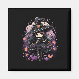 Aimant Spellbound Spirits Halloween Witch Art