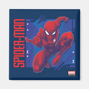 Aimant Spider-Man Insigne de caractère haute technologi