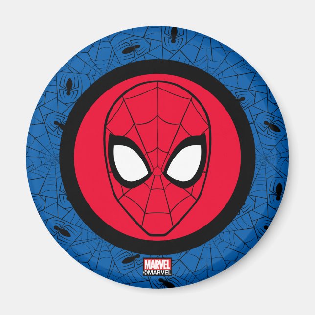Aimant Spider-Man | Logo de la tête (Devant)