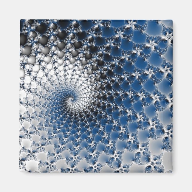 Aimant spiral bleu (Devant)
