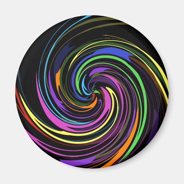 Aimant Spirale de couleur (Devant)