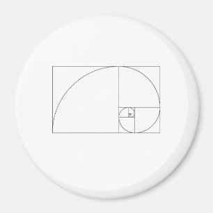 Aimant Spirale de Fibonacci