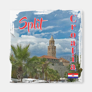 Aimant Split city en Croatie, voyage