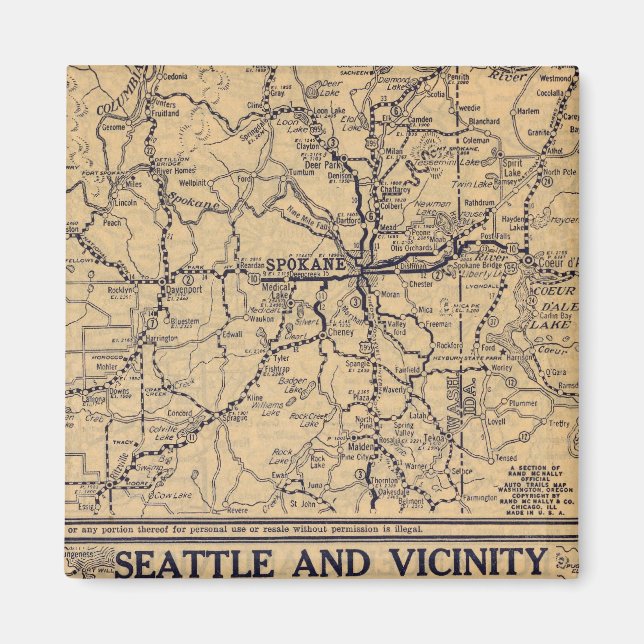 Aimant Spokane, Seattle (Devant)