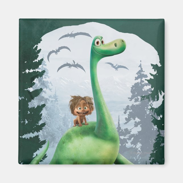 Aimant Spot Et Arlo En Forêt (Devant)