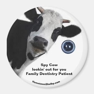 Aimant Spy Cow cherche un patient de la dentisterie famil
