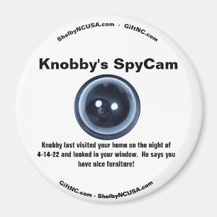 Aimant SpyCam de Knobby votre maison