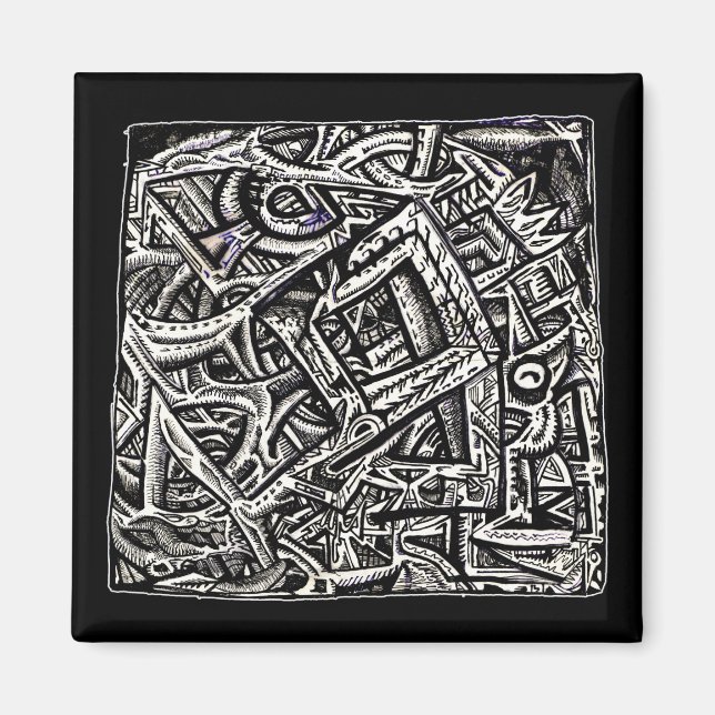 Aimant Square One, par Brian Benson (Devant)