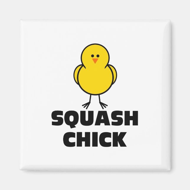 Aimant Squash Chick (Devant)
