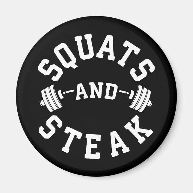 Aimant Squats et Steak, Jour de la Jambe - Entraînement a (Devant)