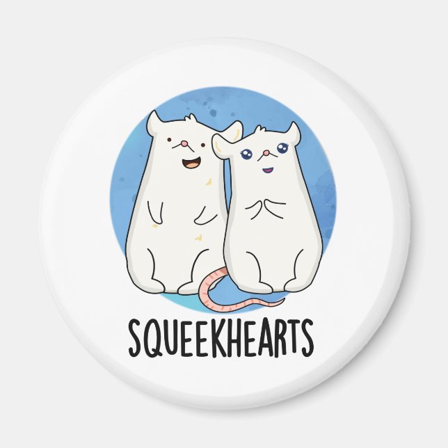 Aimant Squeekhearts Funny Souse Pun d'amour (Devant)