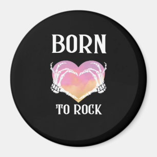 Aimant Squelette Mains Graphisme Coeur Pour Classique