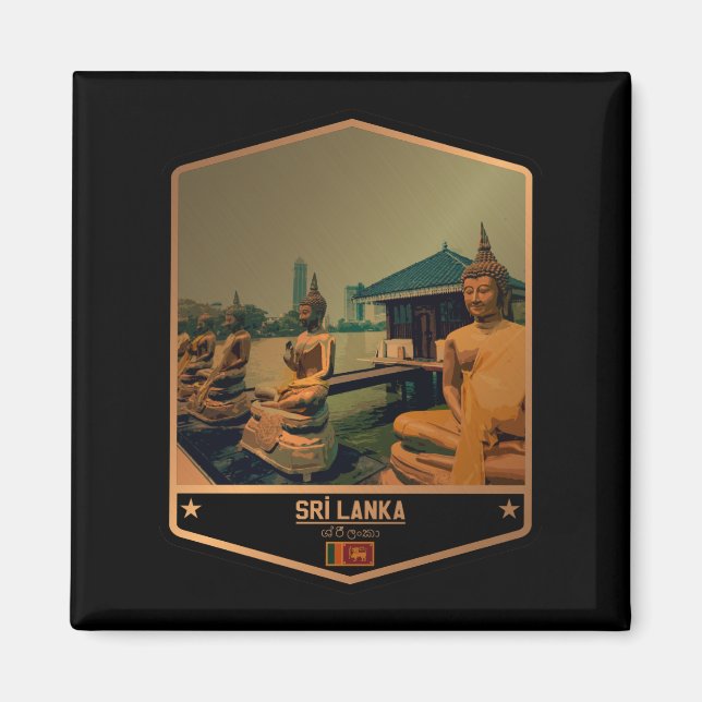 Aimant Sri Lanka (Devant)