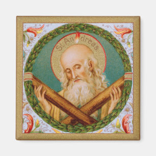 Aimant St. Andrew l'Apôtre (JMAS 02) Carré