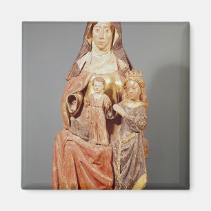 Aimant St Anne, la Vierge et enfant,