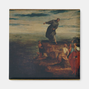 Aimant St Anthony prêchant aux poissons, c.1580