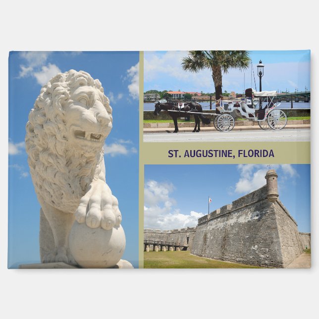 Aimant St Augustine, Floride (Recto)
