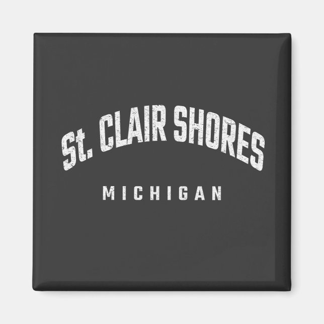 Aimant St. Clair Shores Michigan MI (Devant)