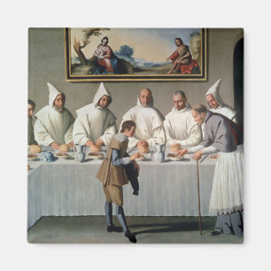 Aimant St Hugh de Cluny (1024-1109) dans le réfectoire d