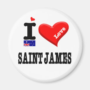 Aimant ST JAMES - amour d'I