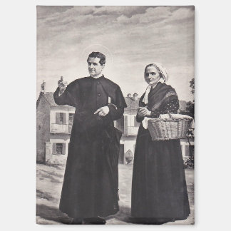 Aimant St. Jean Bosco avec sa mère