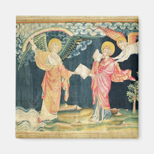 Aimant St John mangeant le livre