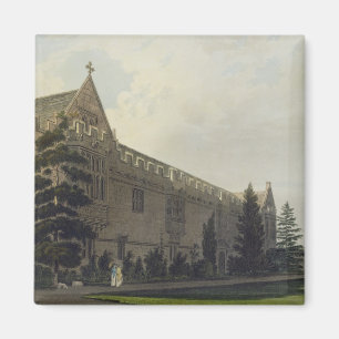 Aimant St. John's College vu du jardin, illustrat