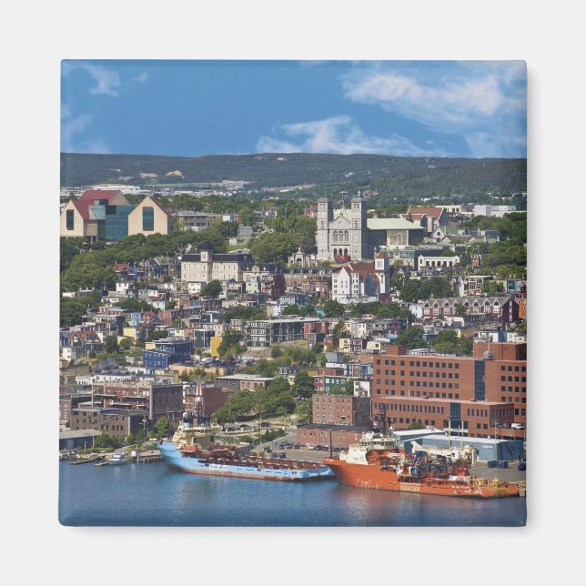 Aimant St. John's, Terre-Neuve, Canada, le littoral (Devant)