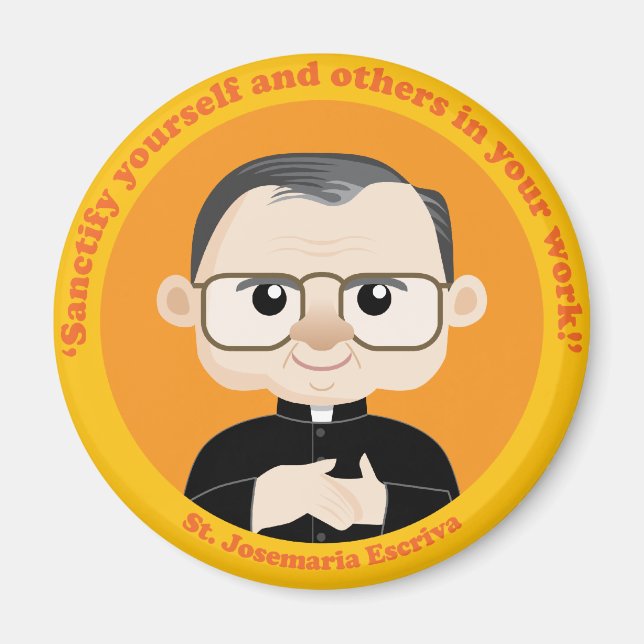 Aimant St. Josemaria Escriva (Devant)