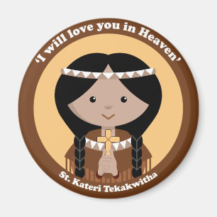 Aimant St. Kateri Tekakwitha