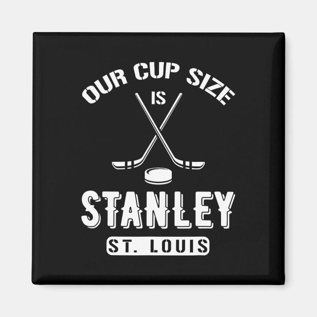 Aimant St Louis Hockey Sur Glace Notre Taille De Coupe St (Devant)