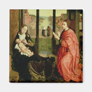 Aimant St Luke dessinant un portrait de la Vierge