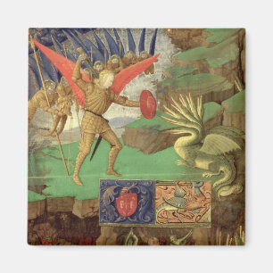 Aimant St Michael massacrant le dragon