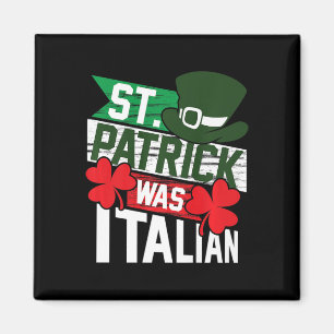 Aimant St. Patrick Était Amusant Italien St. Patrick's Da