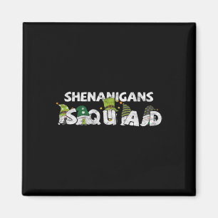 Aimant St Pattys Squad Gnomes Jour de la Saint Patrick Sh