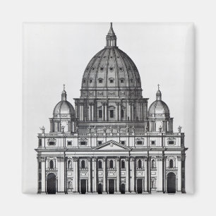 Aimant St Peter, Rome, gravé par C. Campbell