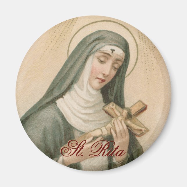 Aimant St. Rita de Cascia (M 015) Round (Devant)