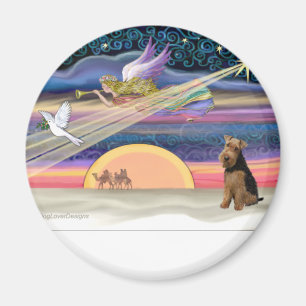 Aimant Star de Noël - Welsh Terrier