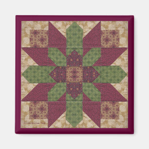 Aimant Star de Quilted Green