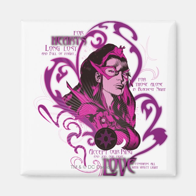 Aimant Star Sapphire Graphisme 1 (Devant)