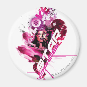 Aimant Star Sapphire Graphisme 8