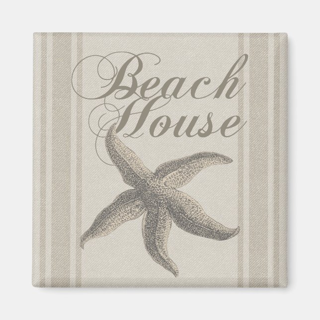 Aimant Starfish Beach House Plage Côté Côte (Devant)