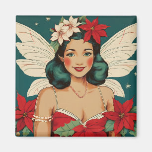 Aimant Starlet Retro les années 50 Tropical Christmas Pin