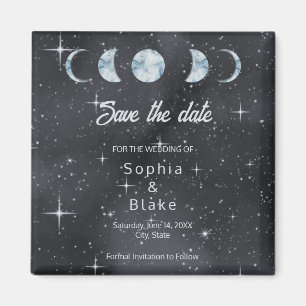 Aimant Starry Night Moon Phases Céleste Enregistrer la da