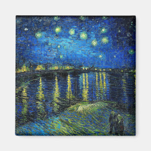Aimant Starry Night Over the Rhone par Vincent Van Gogh
