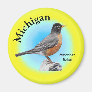 Aimant State Bird of Michigan