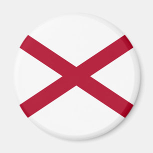 Aimant State of Alabama Flag