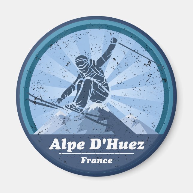 Aimant Station de ski de l'Alpe d'Huez (Devant)